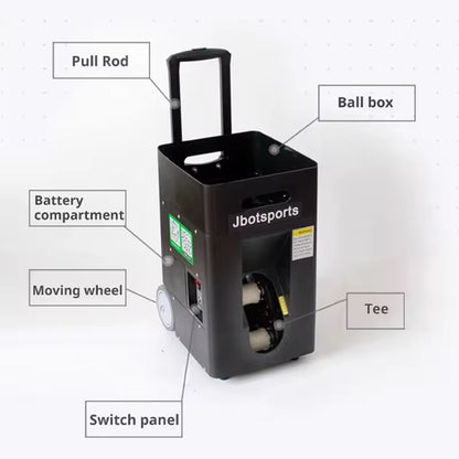 Aeolus Automatic Electronics JTO2 Tennis Padel Ball Machine For Training Practice with APP Remote Control